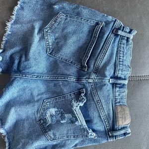 Abercrombie jean shorts high waist